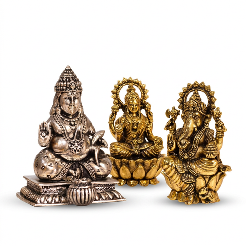 God & Silver Plated Idols